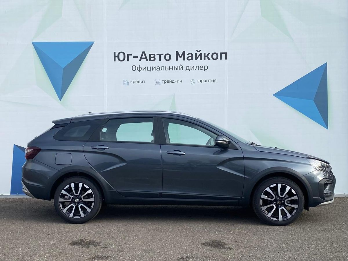 LADA Vesta SW Cross I Рестайлинг (NG), Серебристо-темно-серый "Борнео" металлик, 1775526 рублей, вид 7