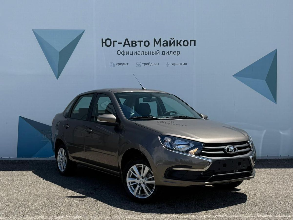 LADA Granta седан I Рестайлинг, Золотисто-коричневый "Кориандр" металлик, 1107780 рублей, вид 2