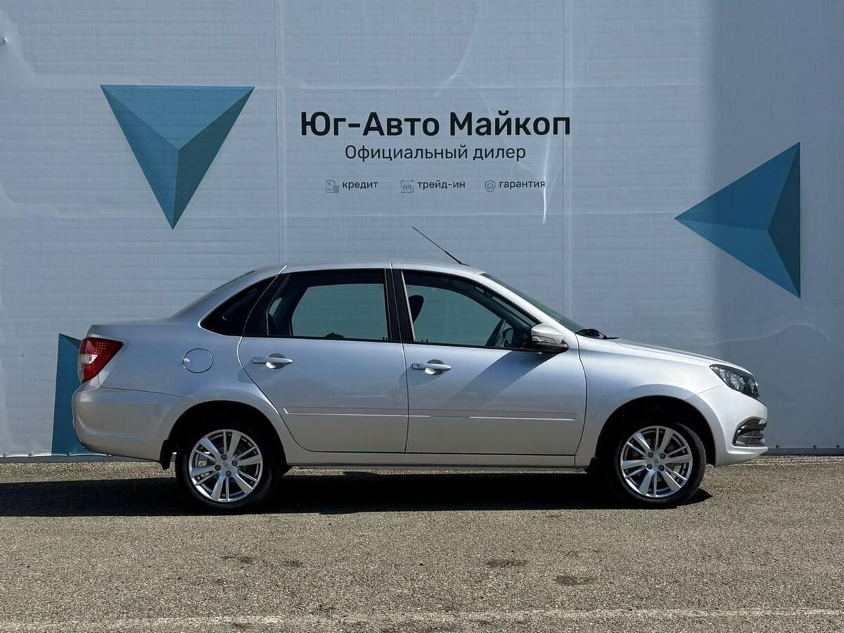 LADA Granta седан I Рестайлинг, Серебристый "Платина" металлик, 1009418 рублей, вид 7