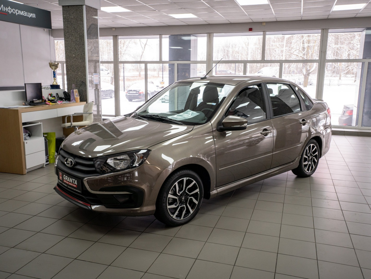 LADA Granta Sportline I Рестайлинг, Золотисто-коричневый "Кориандр" металлик, 1012500 рублей, вид 2