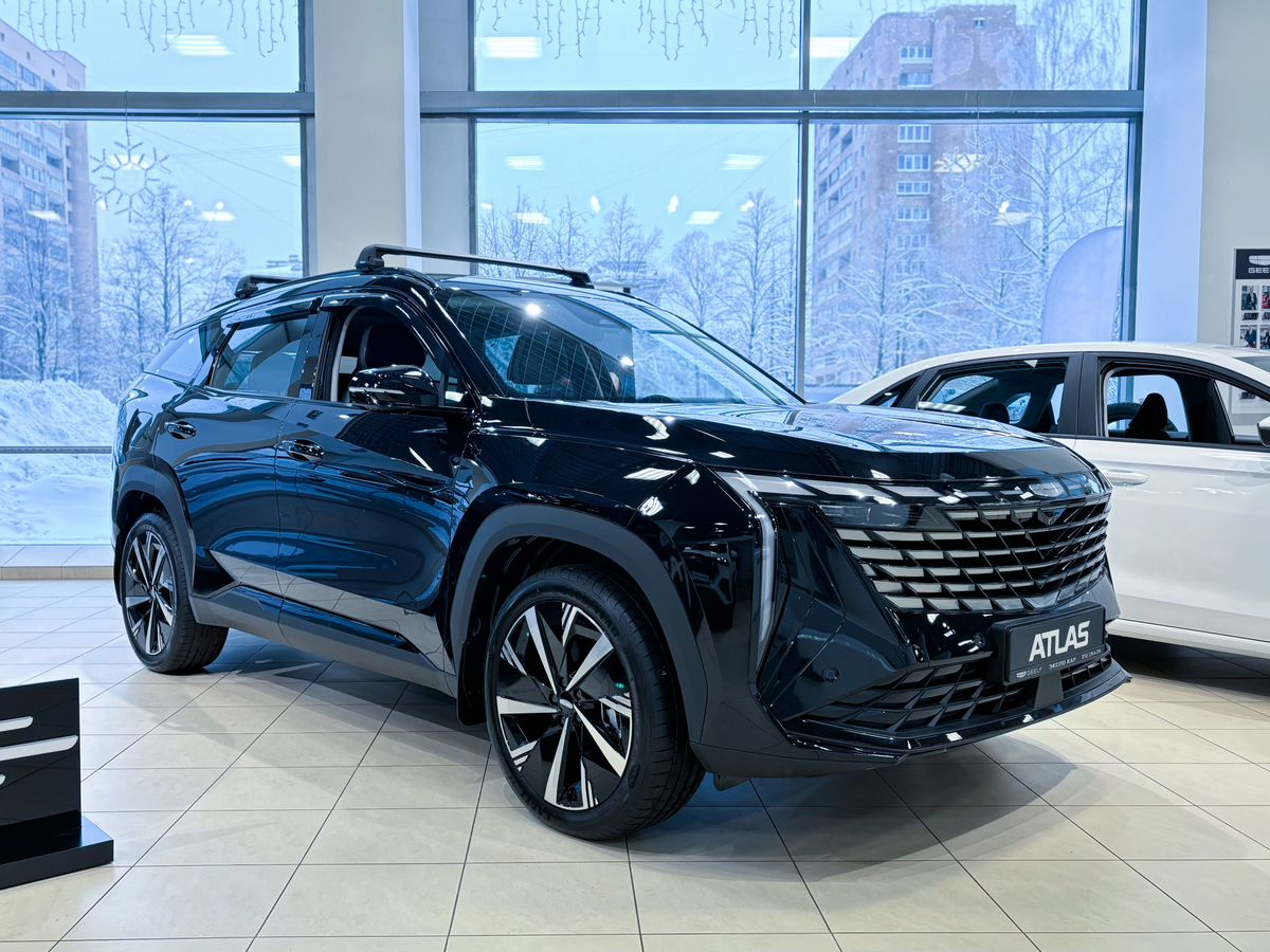 Geely Atlas II, Unbounded Black / Черный металлик, 2991693 рублей, вид 3