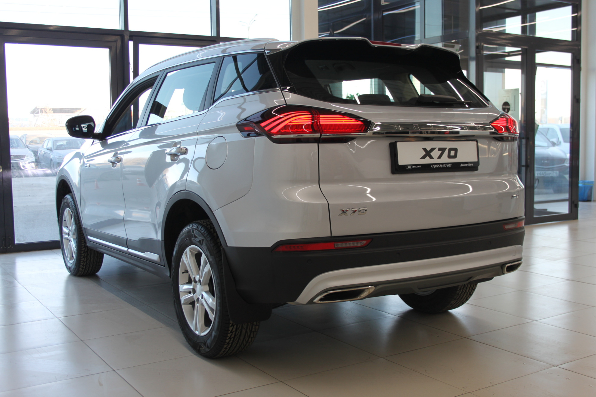 Belgee X70 I Рестайлинг, Серебристый металлик / Pearl Silver, 2913990 рублей, вид 14