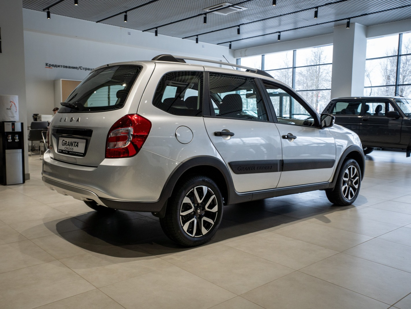 LADA Granta Cross I Рестайлинг, Серебристый "Платина" металлик, 866000 рублей, вид 9