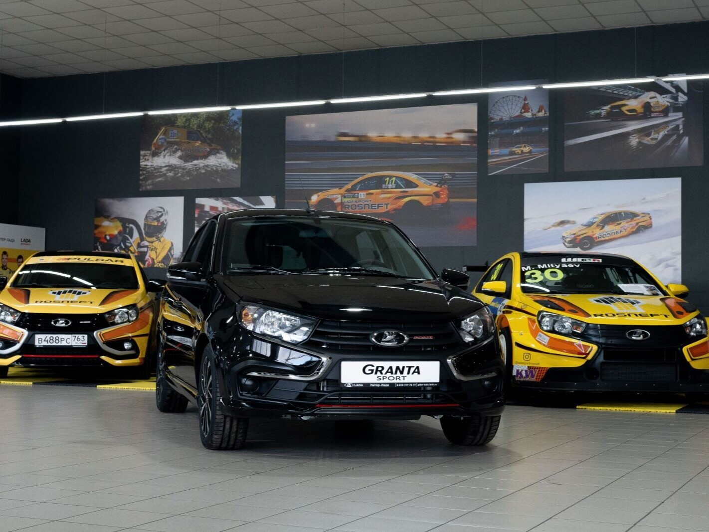 LADA Granta Sport лифтбек I Рестайлинг, Черный "Пантера", 1211000 рублей, вид 3