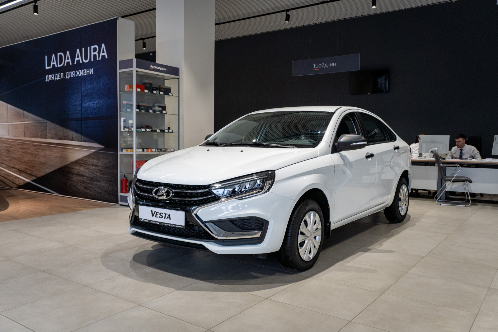 LADA Vesta I Рестайлинг (NG), Белый "Ледниковый", 1151000 рублей, вид 2