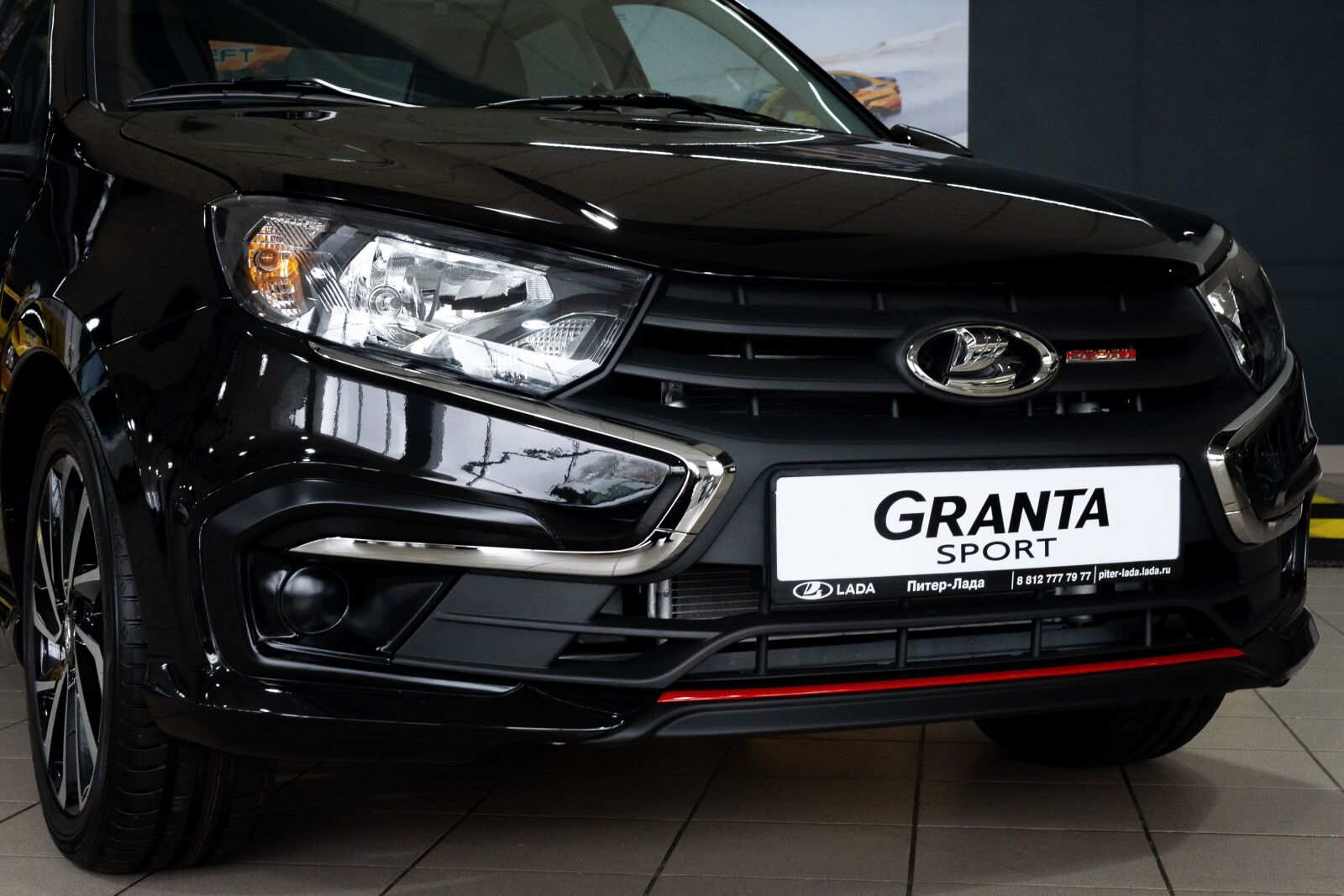 LADA Granta Sport седан I Рестайлинг, Черный "Пантера", 1171000 рублей, вид 4