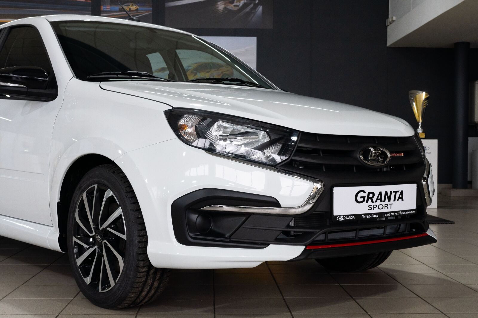 LADA Granta Sport лифтбек I Рестайлинг, Белый "Ледниковый", 1327000 рублей, вид 15