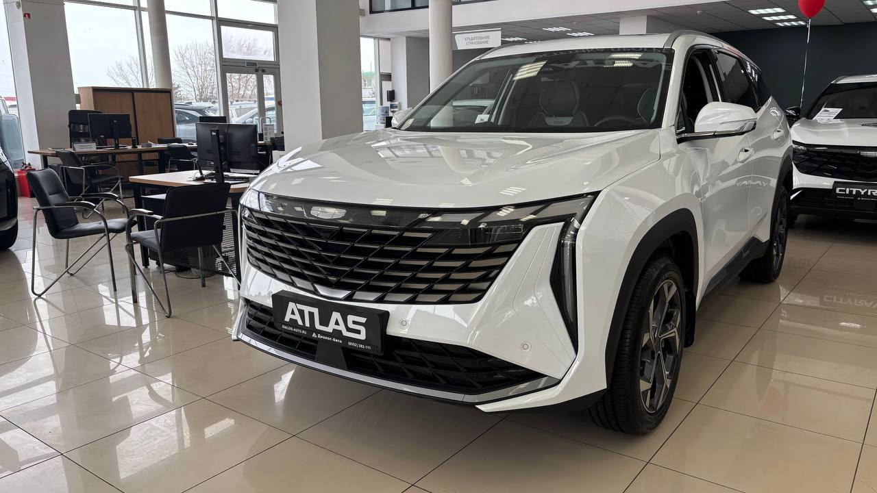 Geely Atlas II, Moonlight White / Белый, 2948990 рублей, вид 2