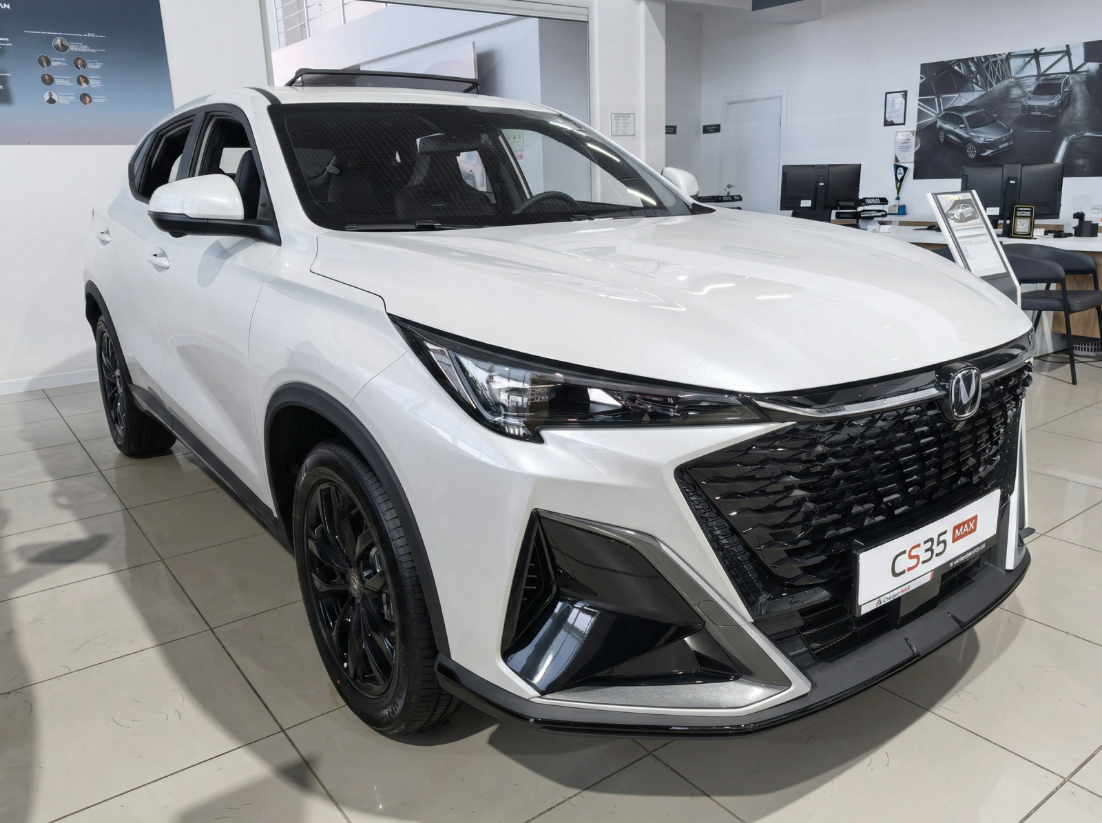 Changan CS35 Max I, Перламутровый белый, 2379900 рублей, вид 6