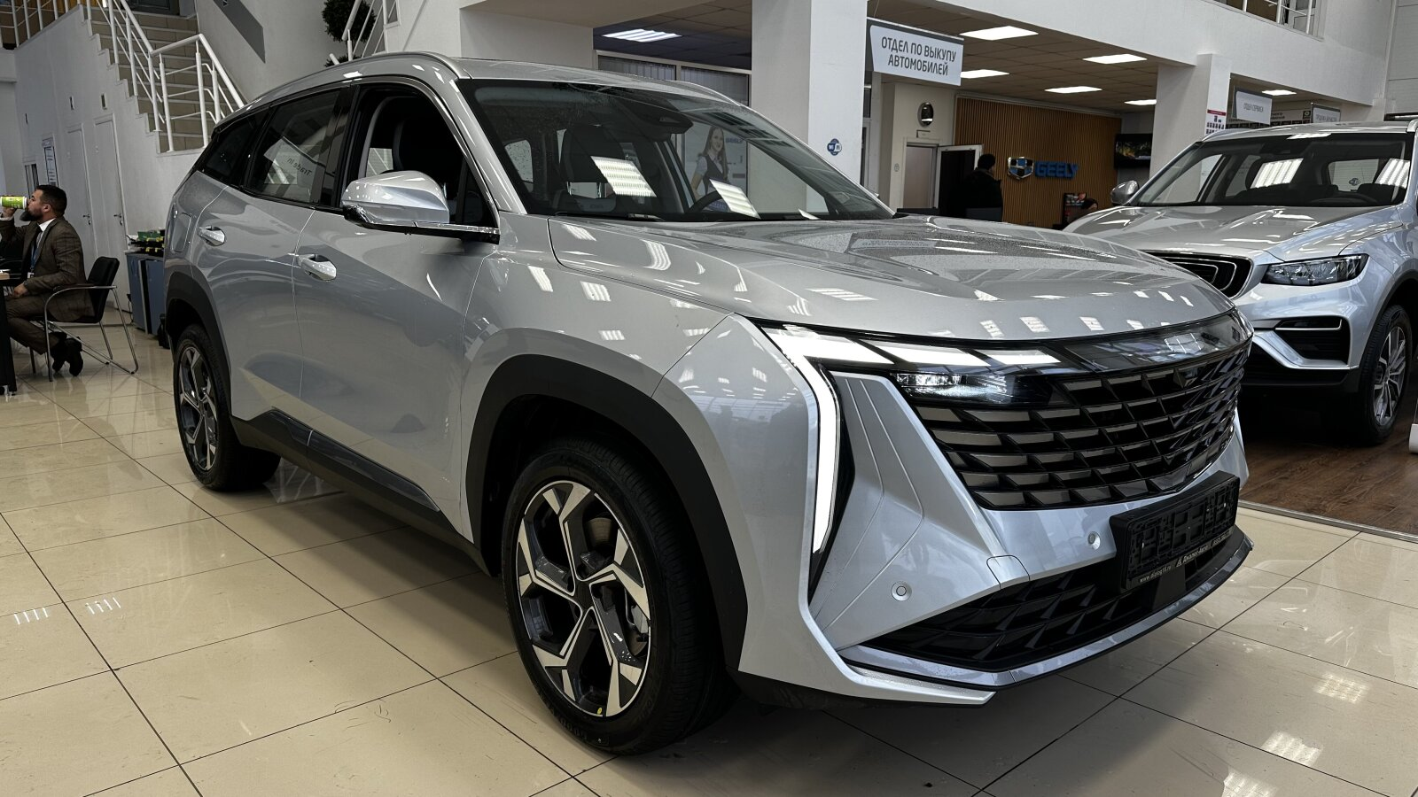 Geely Atlas II, Orion Silver / Серебристый металлик, 3958990 рублей, вид 16