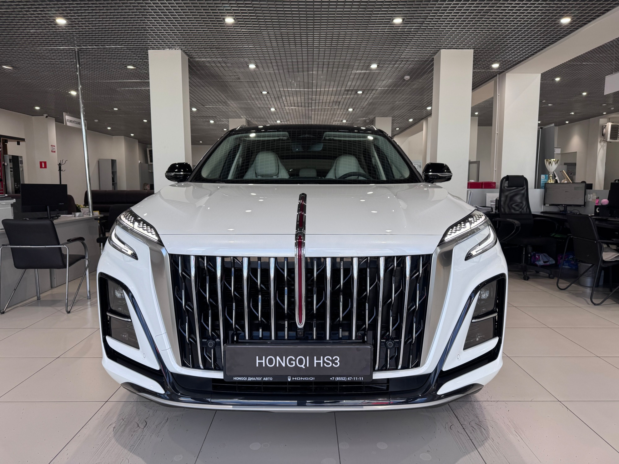 Hongqi HS3 I, Белый с черной крышей / White + Black roof, 3380000 рублей, вид 3