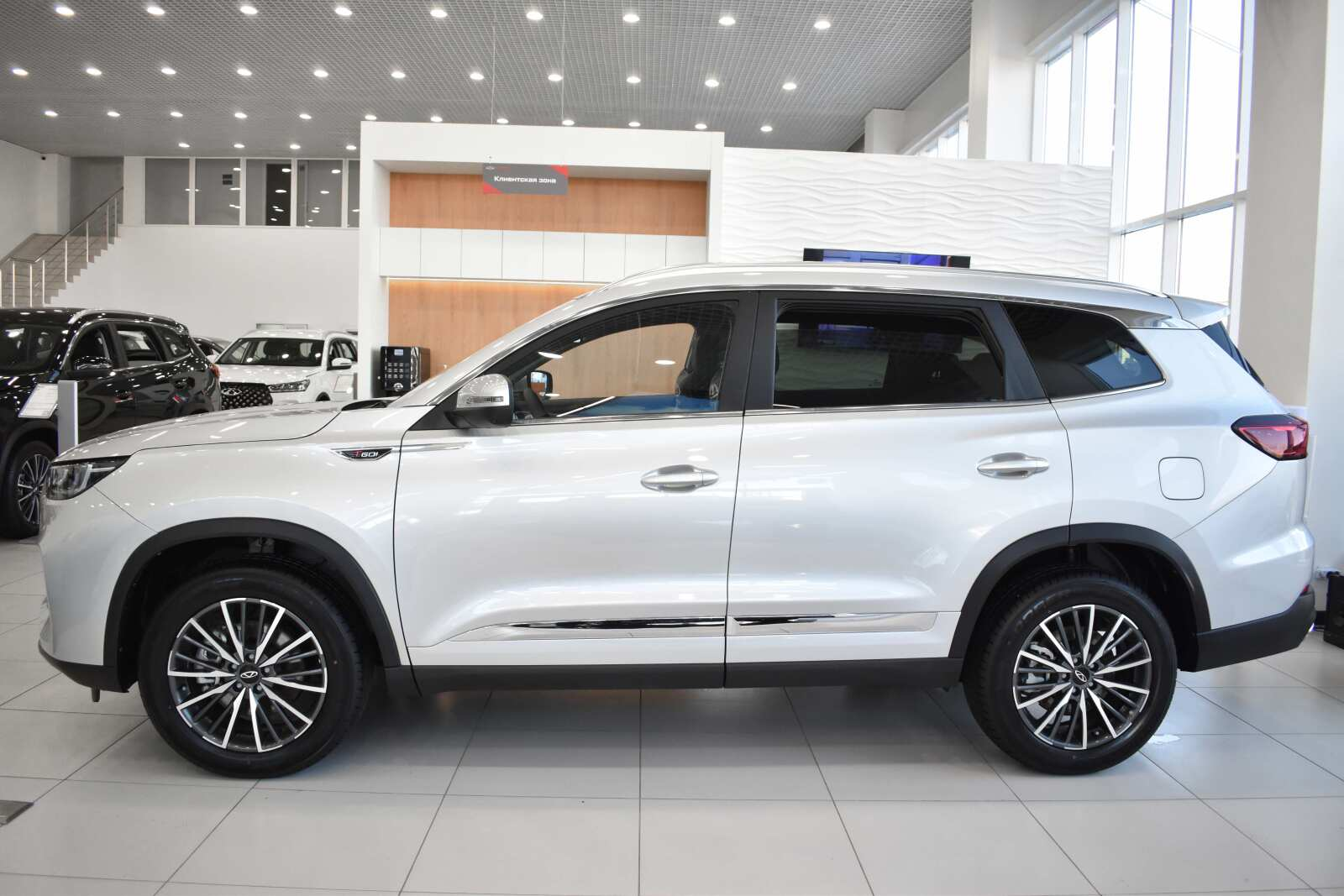 Chery Tiggo 8 Pro Max I Рестайлинг, Серебристый серый, 3456486 рублей, вид 3