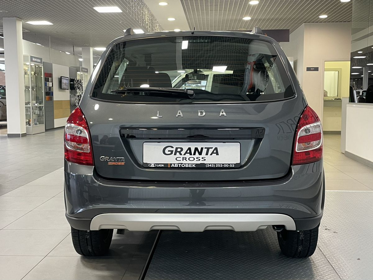LADA Granta Cross I Рестайлинг, Серебристо-темно-серый "Борнео" металлик, 916800 рублей, вид 6