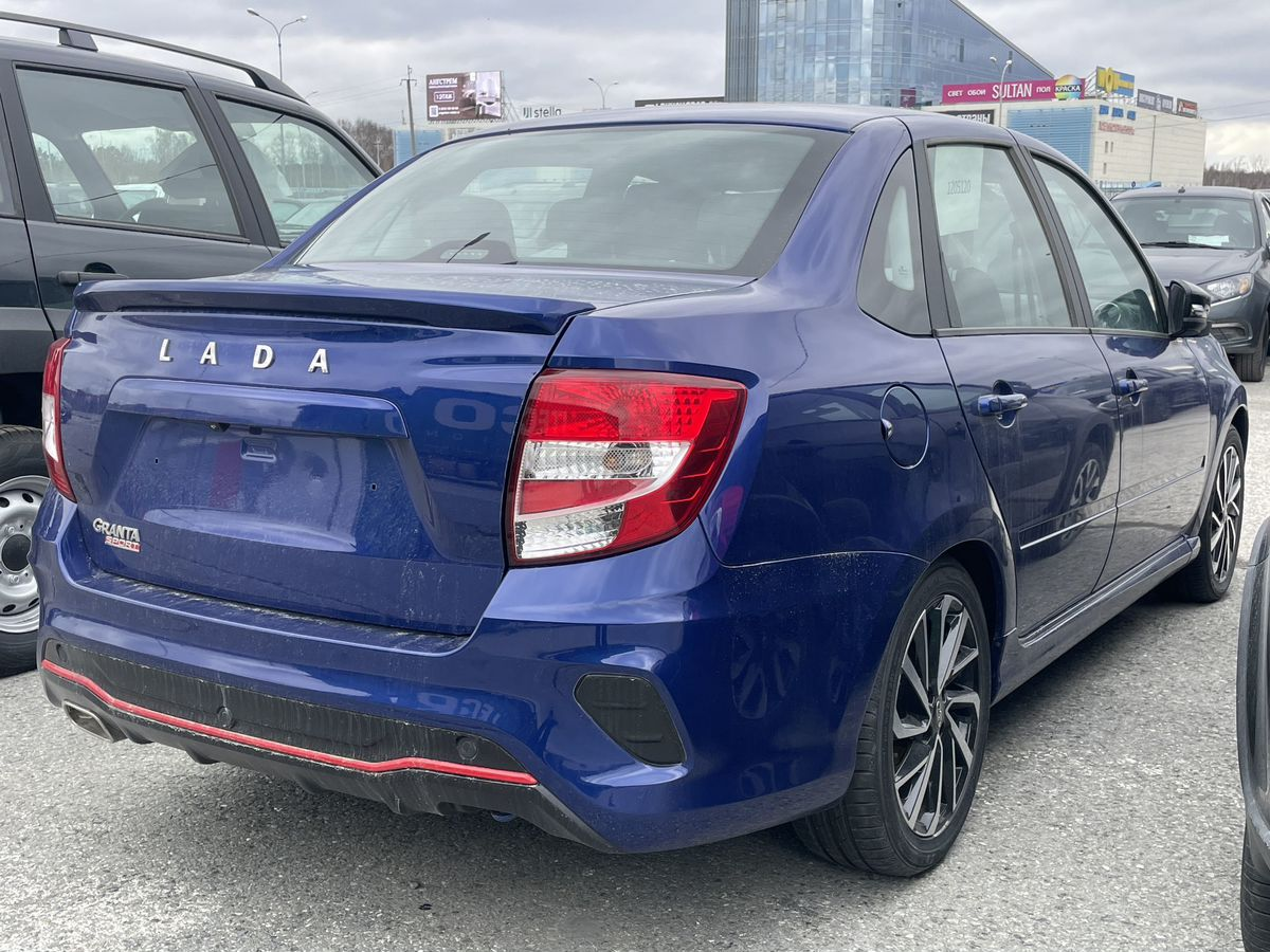 LADA Granta Sport седан I Рестайлинг, Синий "Капитан" металлик, 1245600 рублей, вид 6