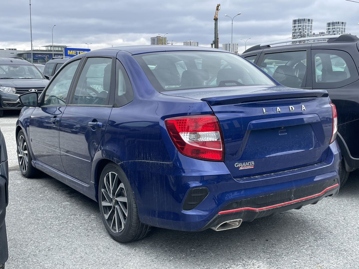 LADA Granta Sport седан I Рестайлинг, Синий "Капитан" металлик, 1245600 рублей, вид 8