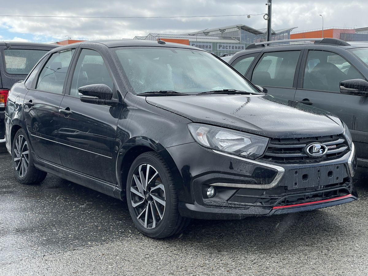 LADA Granta Sport седан I Рестайлинг, Черный "Пантера", 1229600 рублей, вид 4