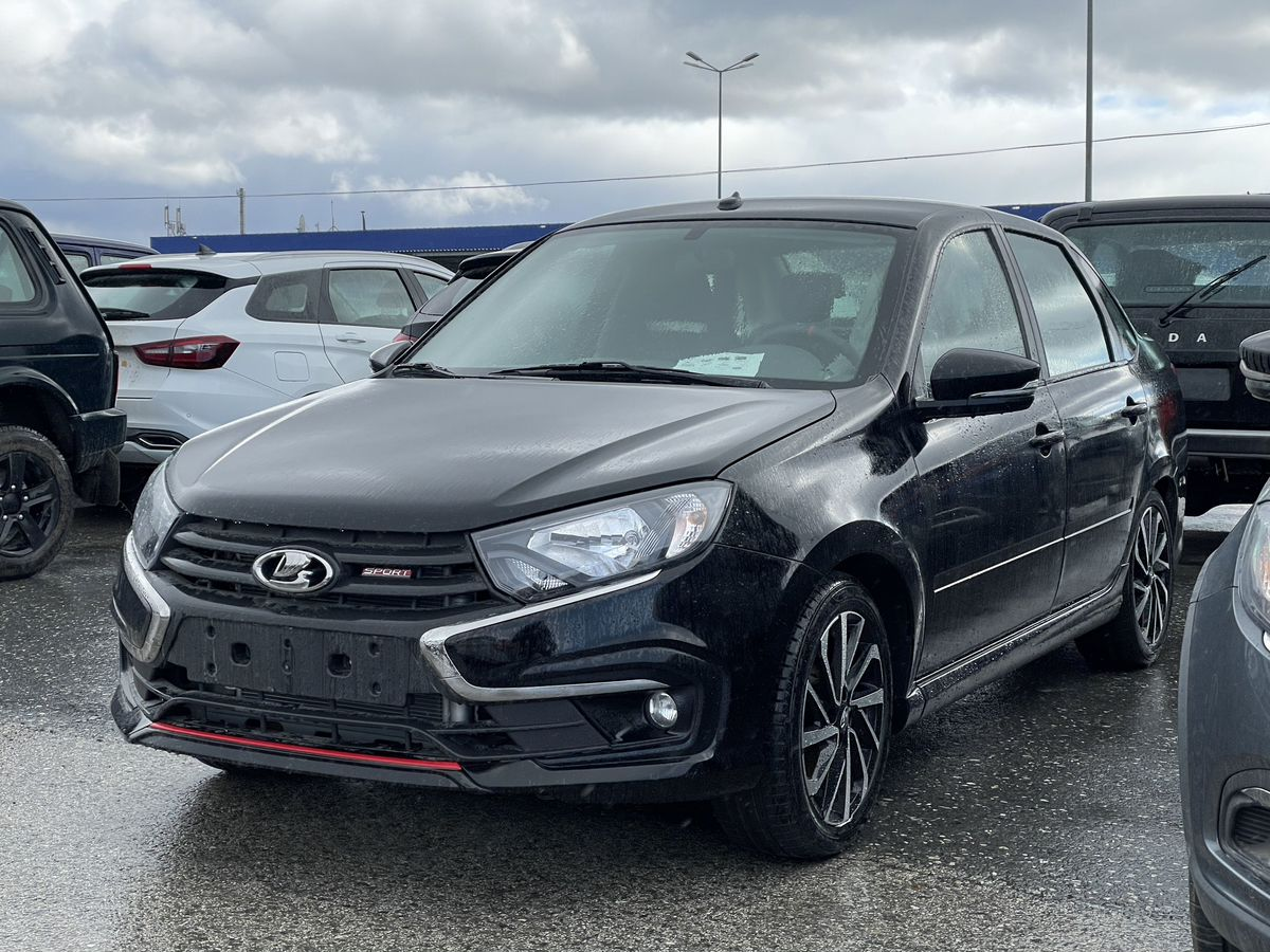 LADA Granta Sport седан I Рестайлинг, Черный "Пантера", 1229600 рублей, вид 7
