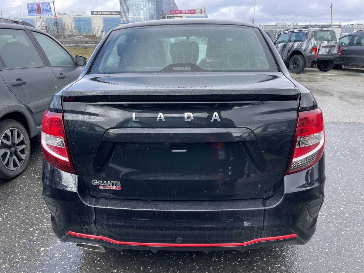 LADA Granta Sport седан I Рестайлинг, Черный "Пантера", 1229600 рублей, вид 3