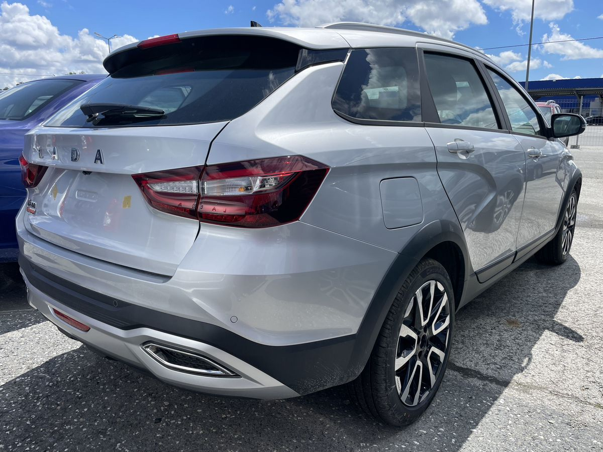 LADA Vesta SW Cross I Рестайлинг (NG), Серебристый "Платина" металлик, 1570000 рублей, вид 6