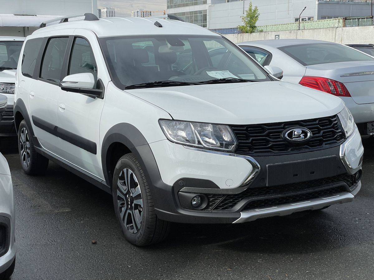 LADA Largus Cross I Рестайлинг, Белый "Ледниковый", 1487600 рублей, вид 4