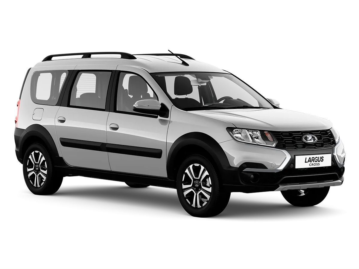 LADA Largus Cross I Рестайлинг, Серебристый "Платина" металлик, 1463600 рублей, вид 2