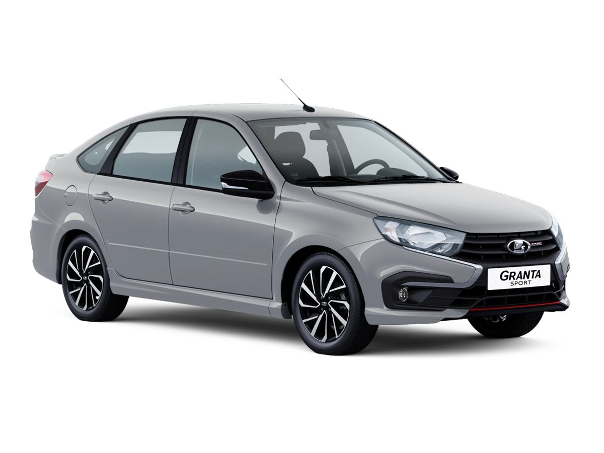 LADA Granta Sport лифтбек I Рестайлинг, Серебристый "Платина" металлик, 1063200 рублей, вид 2
