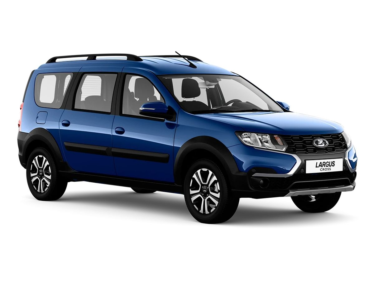 LADA Largus Cross I Рестайлинг, Синий "Капитан" металлик, 1503600 рублей, вид 2