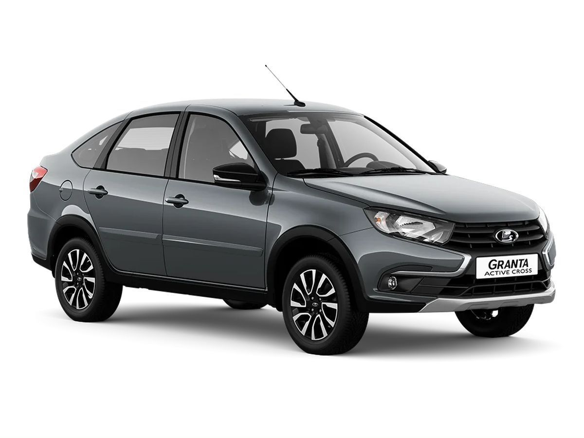 LADA Granta Active Cross I Рестайлинг, Серебристо-темно-серый "Борнео" металлик, 1048800 рублей, вид 2
