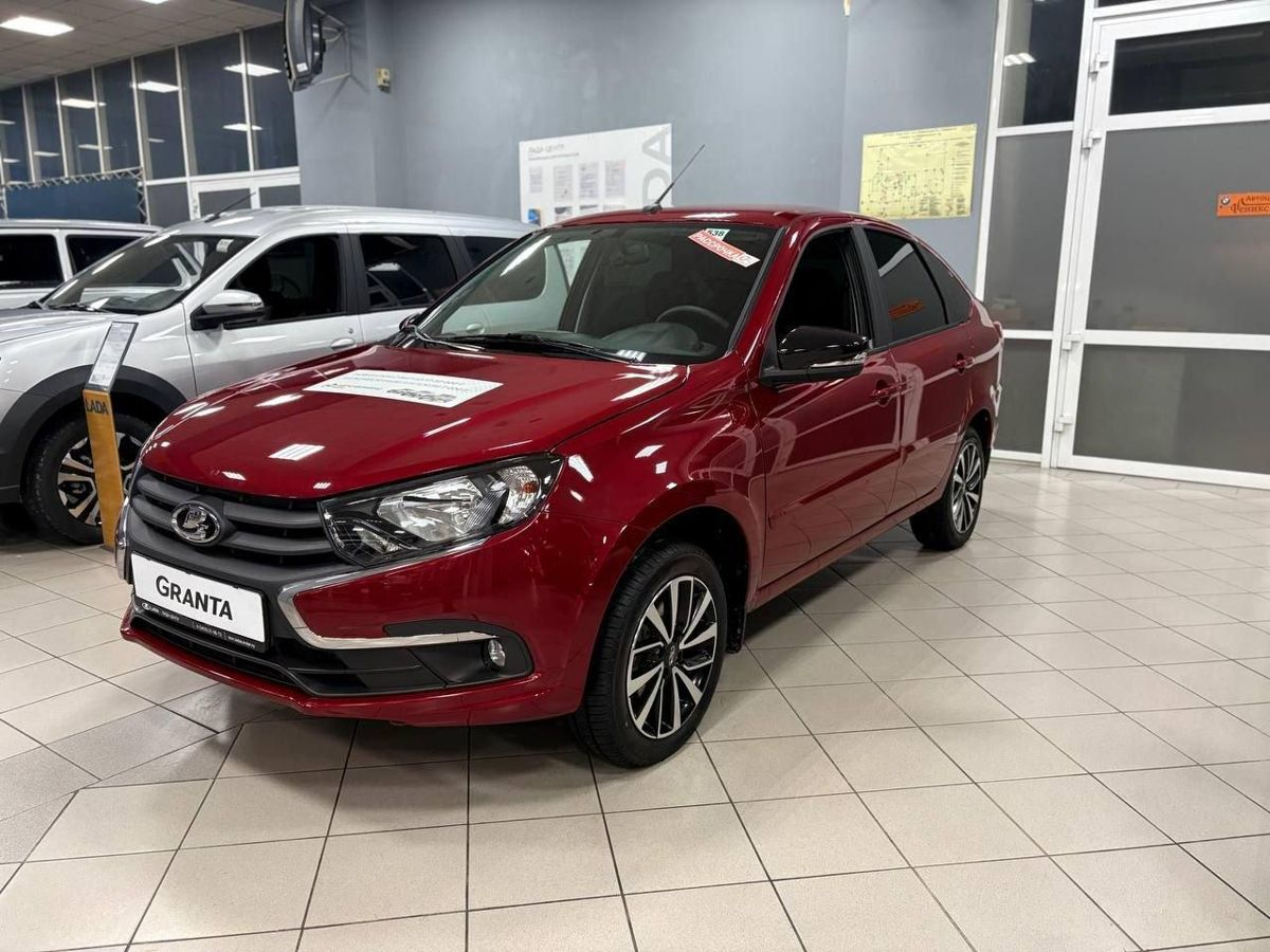 LADA Granta лифтбек I Рестайлинг, Бордовый "Фламенко" металлик, 994448 рублей, вид 2