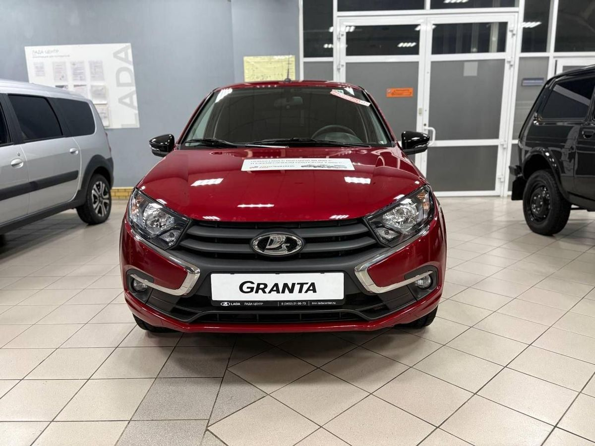 LADA Granta лифтбек I Рестайлинг, Бордовый "Фламенко" металлик, 994448 рублей, вид 3