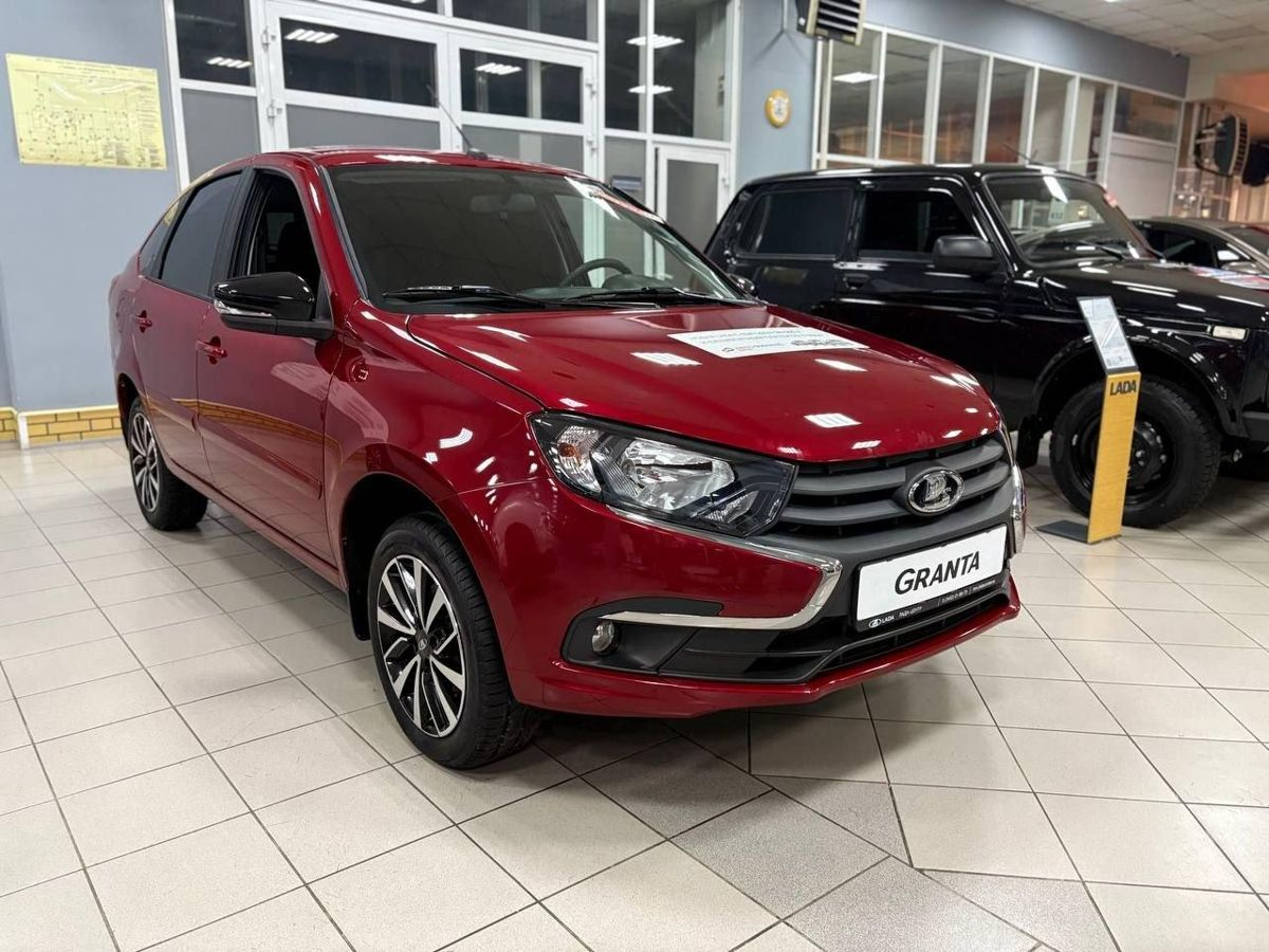 LADA Granta лифтбек I Рестайлинг, Бордовый "Фламенко" металлик, 994448 рублей, вид 4