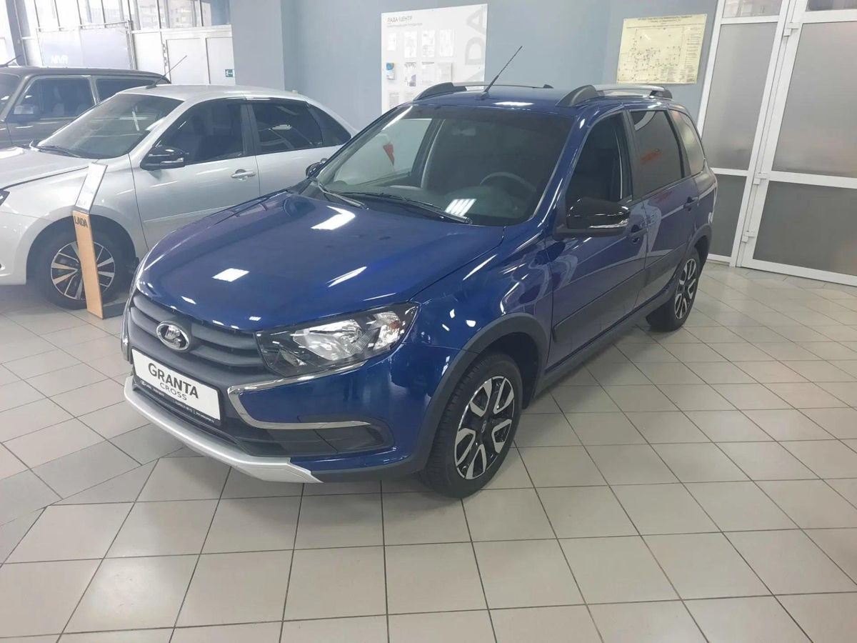 LADA Granta Cross I Рестайлинг, Синий "Капитан" металлик, 916832 рублей, вид 2