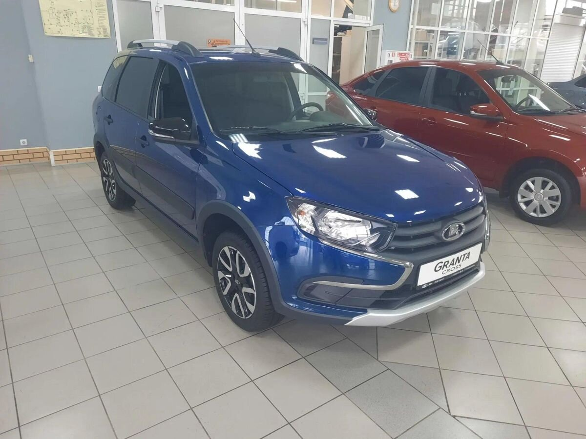 LADA Granta Cross I Рестайлинг, Синий "Капитан" металлик, 916832 рублей, вид 4