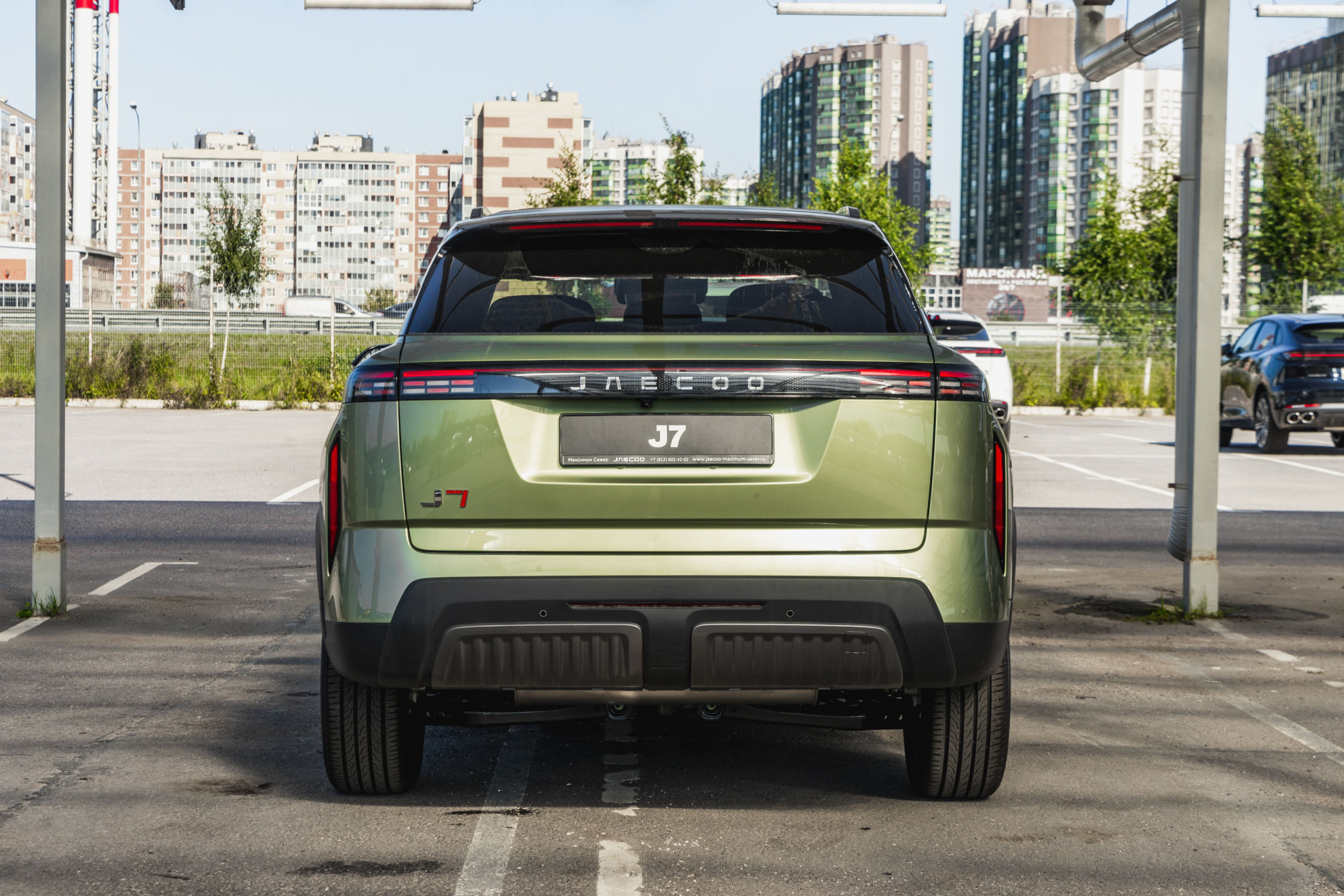 Jaecoo J7 I Рестайлинг, Зеленый с черной крышей, 2570100 рублей, вид 15