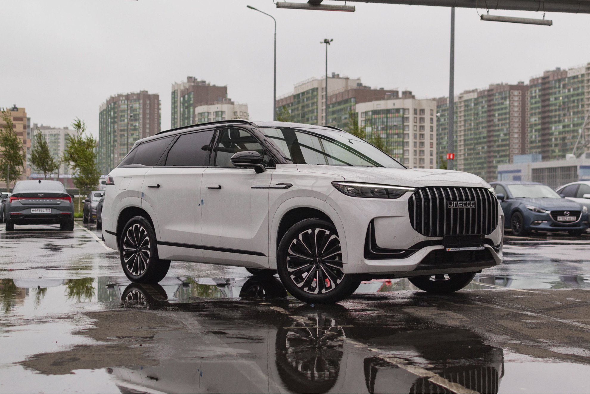 Jaecoo J8 I, Белый с чёрной крышей, 4149000 рублей, вид 6