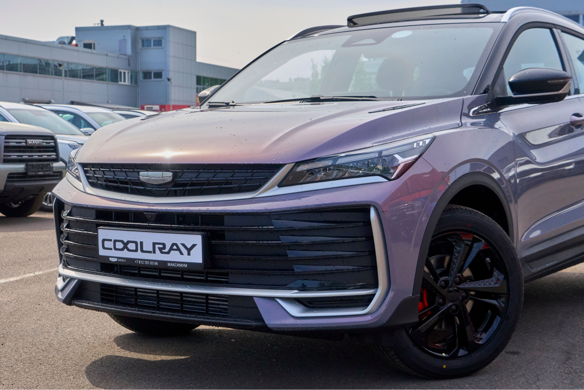 Geely Coolray I Рестайлинг 2, Unicorn Grey / Лиловый перламутр, 2519990 рублей, вид 5