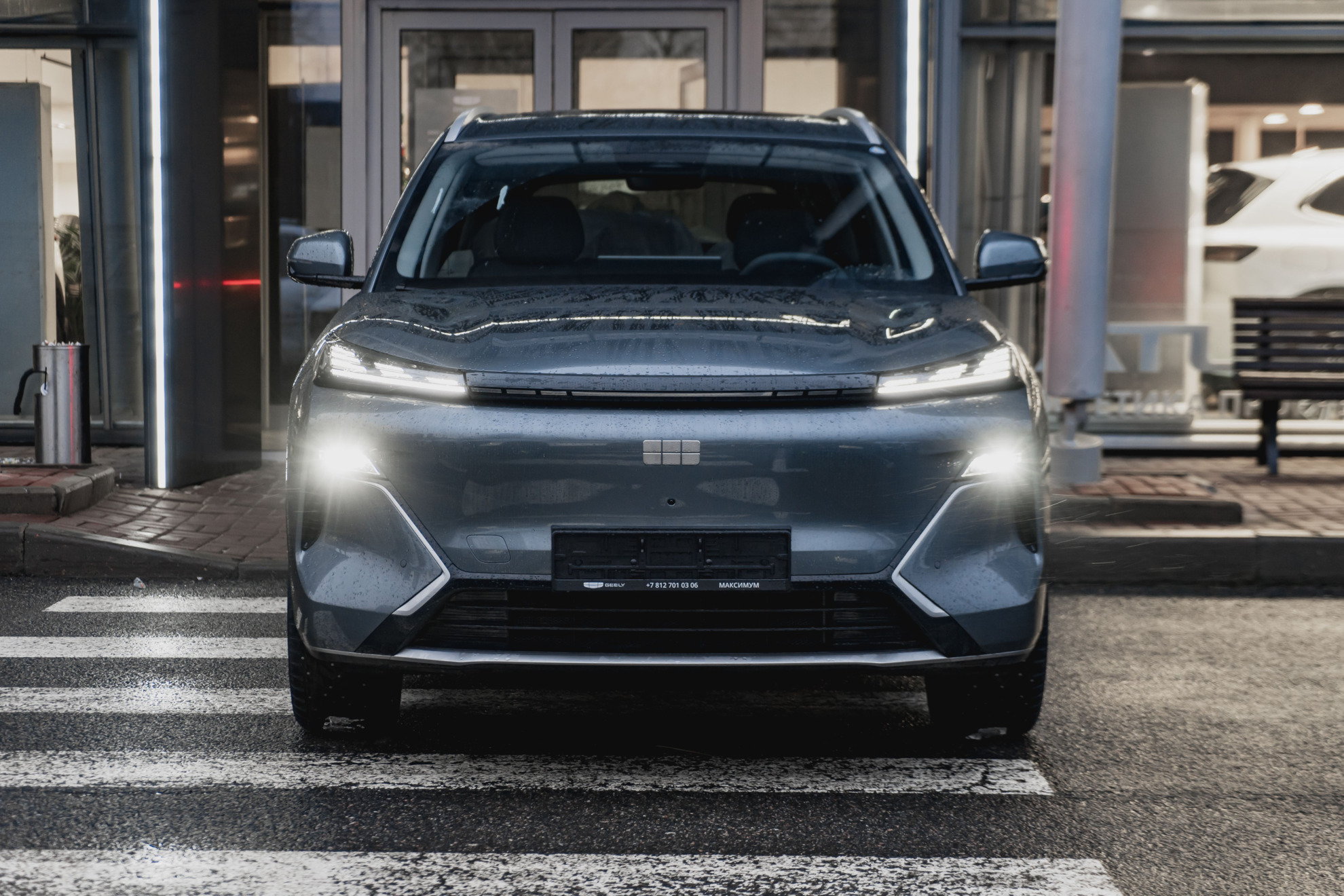 Geely EX5 Гибрид I, Twilight Grey / Серый металлик, 3319000 рублей, вид 3