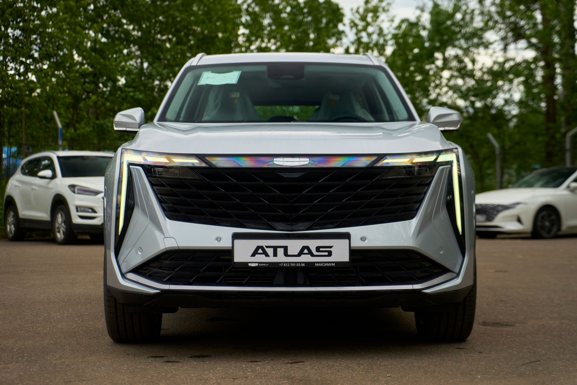 Geely Atlas II, Orion Silver / Серебристый металлик, 2658990 рублей, вид 2