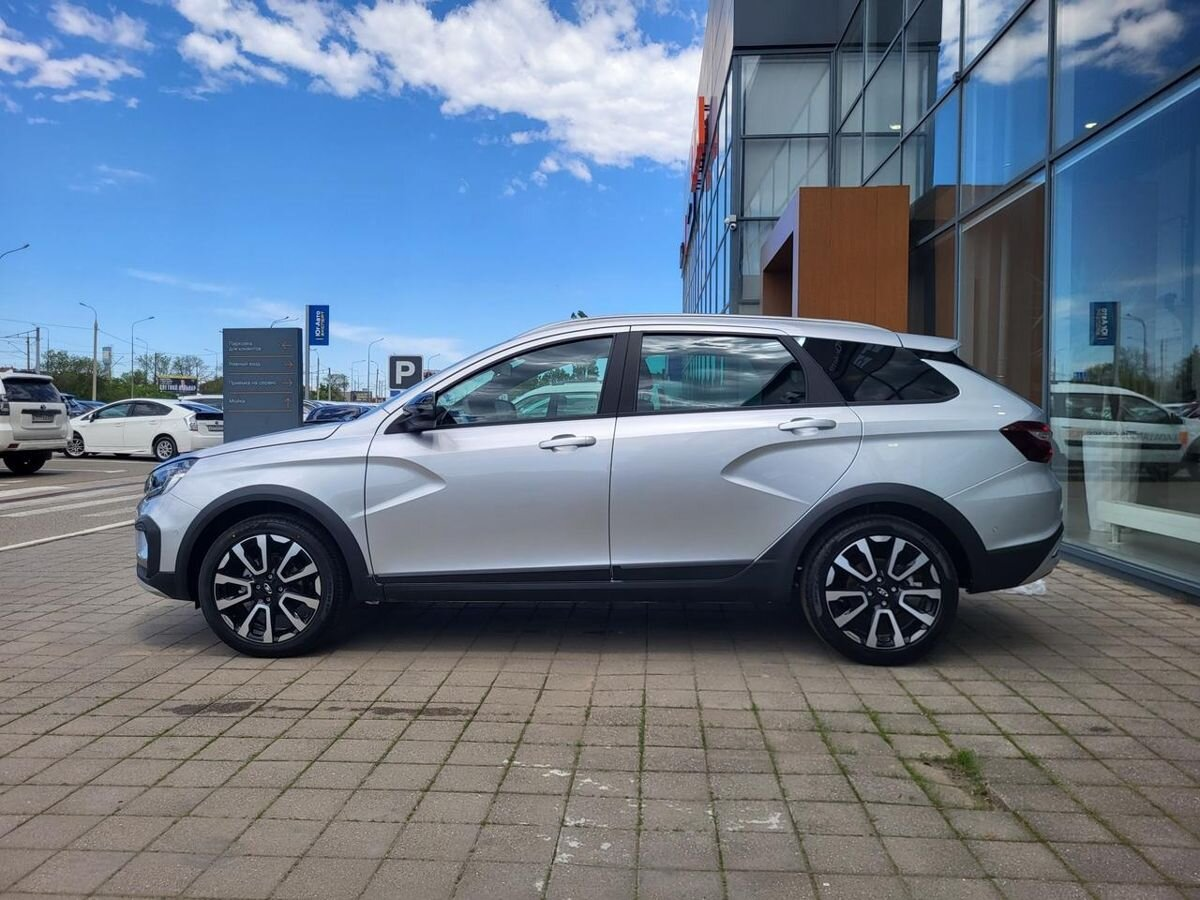LADA Vesta SW Cross I Рестайлинг (NG), Серебристый "Платина" металлик, 2121000 рублей, вид 4