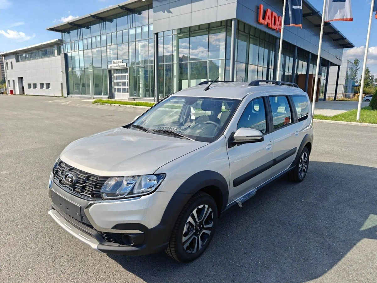 LADA Largus Cross I Рестайлинг, Серебристый "Платина" металлик, 1427464 рублей, вид 4