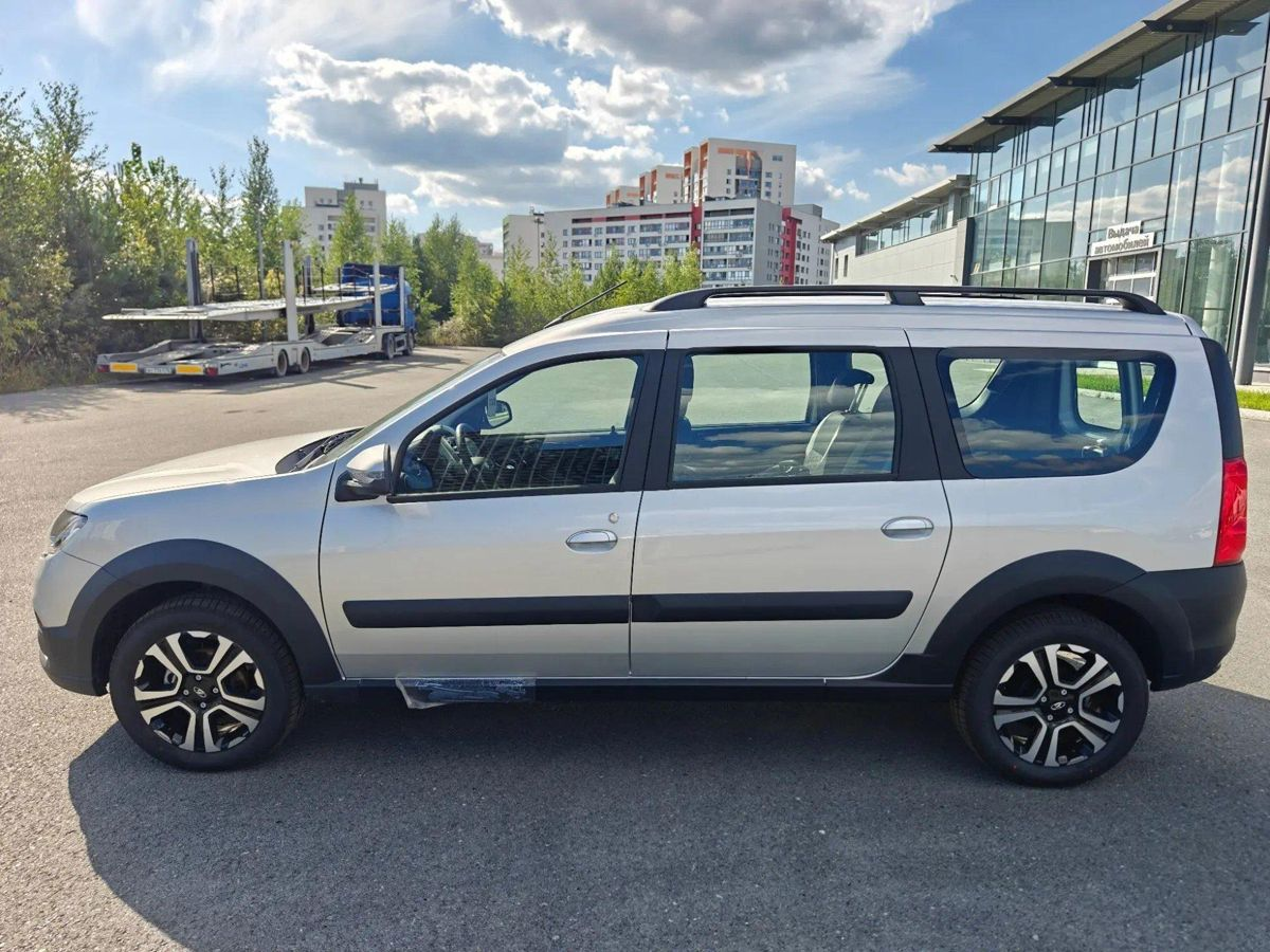 LADA Largus Cross I Рестайлинг, Серебристый "Платина" металлик, 1427464 рублей, вид 5