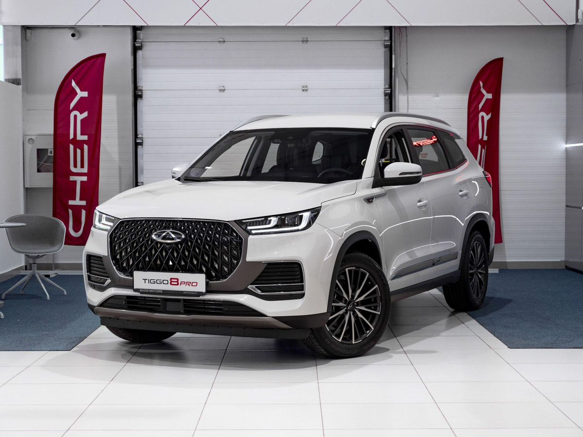 Chery Tiggo 8 Pro Max I Рестайлинг, Искрящийся белый, 2840000 рублей, вид 2
