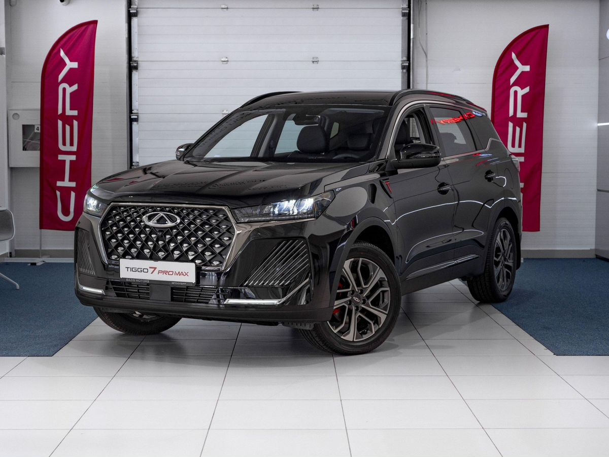 Chery Tiggo 7 Pro Max I Рестайлинг, Глубокий черный, 2383900 рублей, вид 2