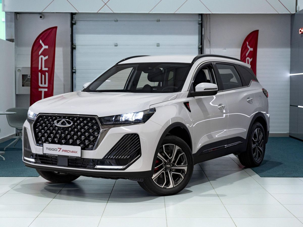 Chery Tiggo 7 Pro Max I Рестайлинг, Искрящийся белый, 2383900 рублей, вид 2