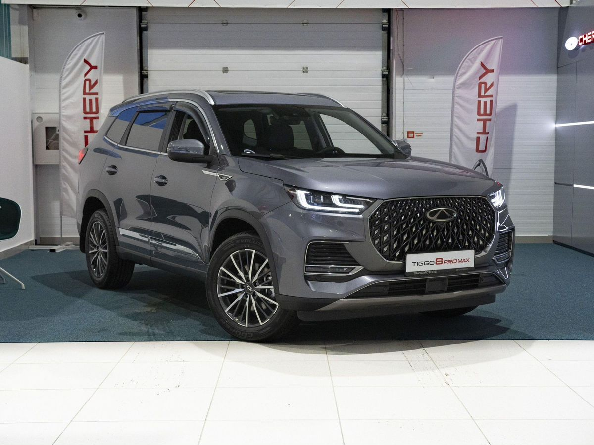 Chery Tiggo 8 Pro Max I Рестайлинг, Стальной серый, 2840000 рублей, вид 4