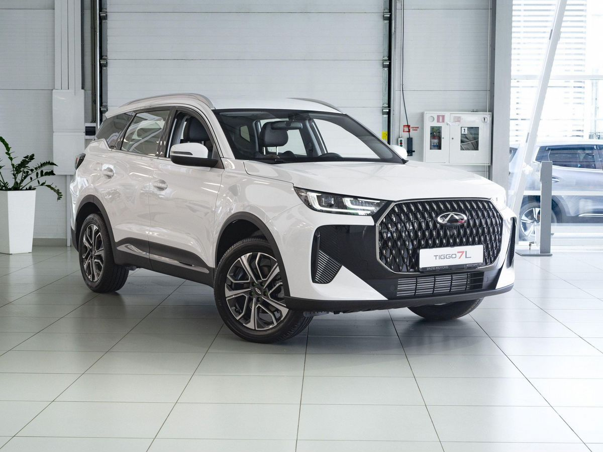 Chery Tiggo 7L I, Искрящийся белый, 3062050 рублей, вид 4