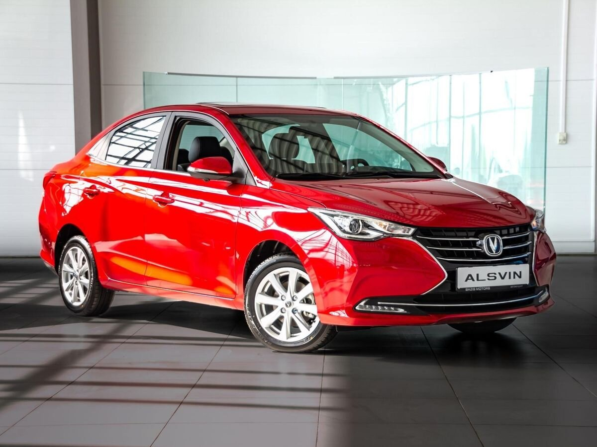 Changan Alsvin I, Искрящийся красный, 1540801 рублей, вид 4
