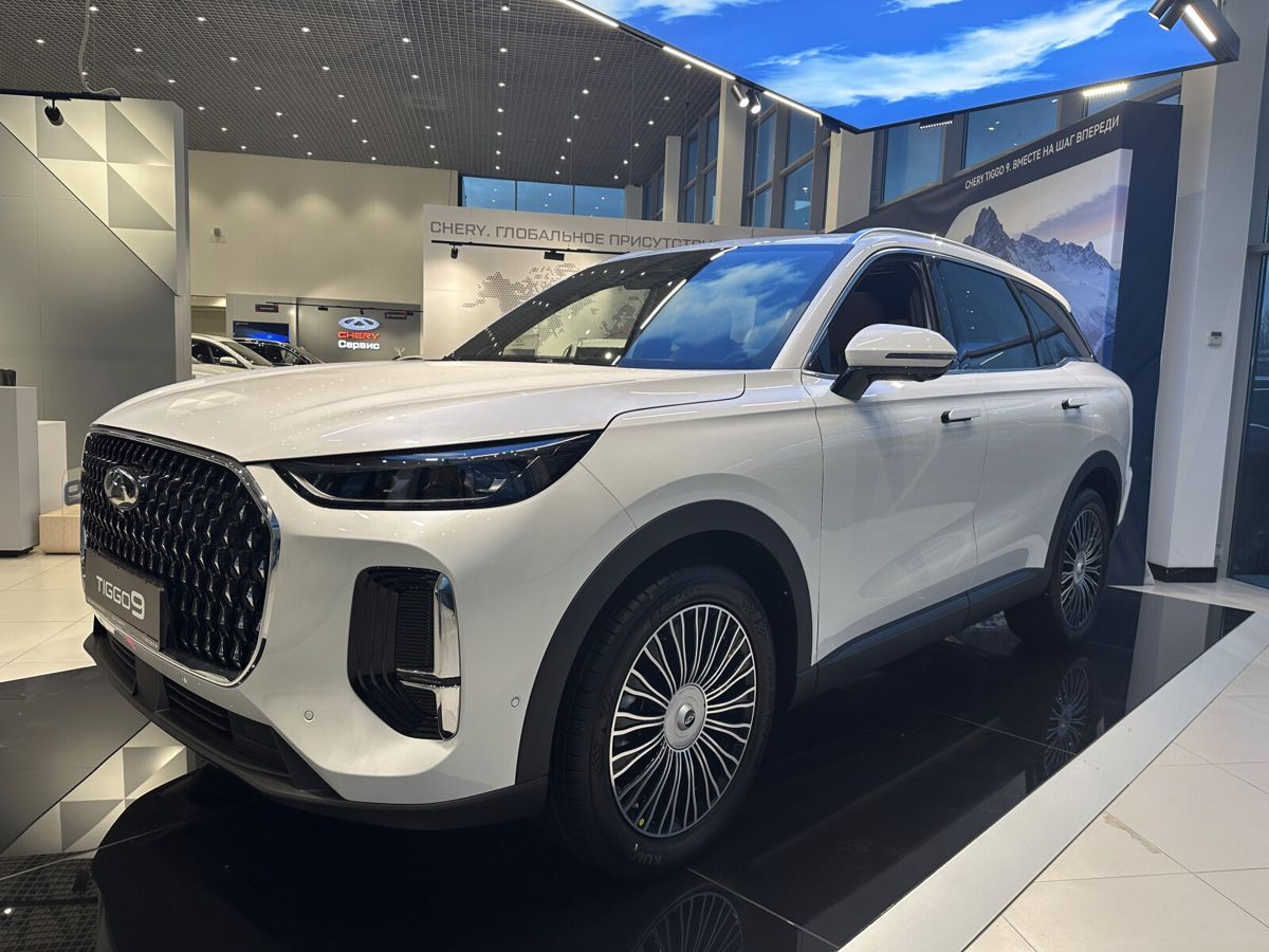 Chery Tiggo 9 I, Искрящийся белый, 3712000 рублей, вид 3