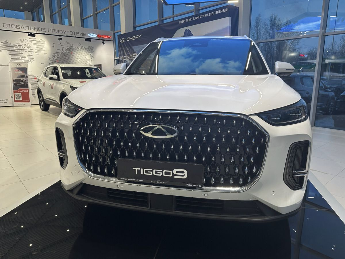 Chery Tiggo 9 I, Искрящийся белый, 3712000 рублей, вид 4