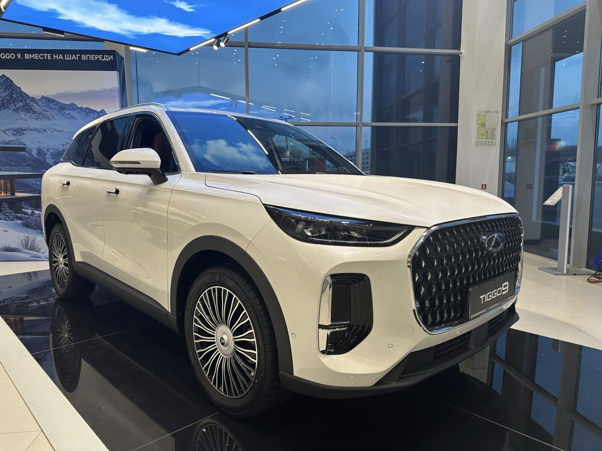 Chery Tiggo 9 I, Искрящийся белый, 3712000 рублей, вид 5